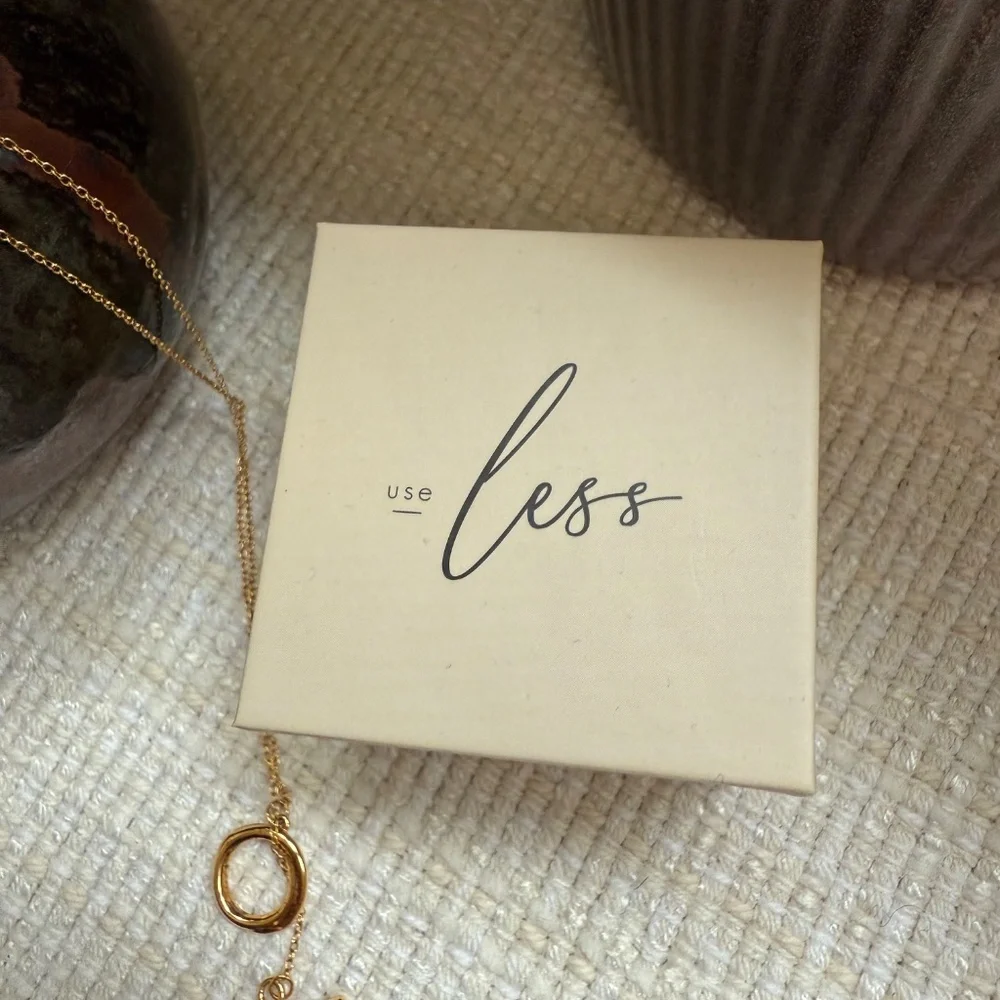 Stilnest Useless Gold Vermeil Necklace - Picture 7 of 10